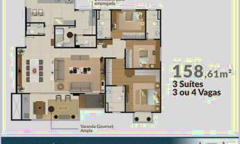 Imagem 4: Lançamento Urbanova: o m2 mais acessível em alto padrão - 150m2 - 3 suítes - ampla varanda