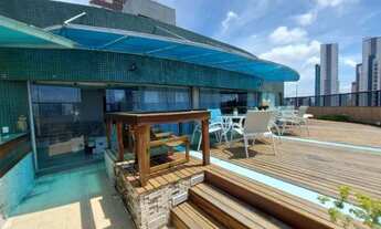 Imagem 5: Cobertura Linear c/ 291m2 em Manaíra, 4 Qtos, Vista frontal do MAR e elevador privativo