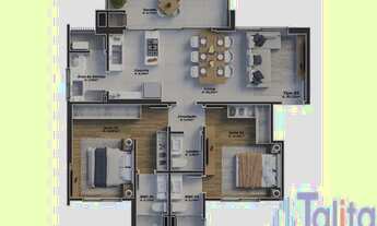 Imagem 4: RESIDENCIAL TERRACE COM 2 SUÍTES VISTA MAR CENTRO DE BALNEÁRIO PIÇARRAS -SC