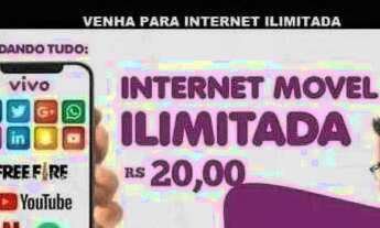 Imagem: Internet móvel ilimitada