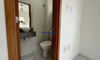 Imagem 5: Sobrado novo à venda Santos Marapé 2 suítes quintal churrasqueira