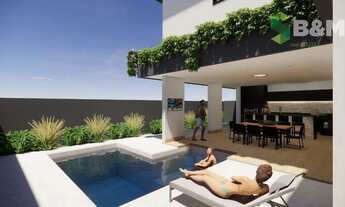 Imagem 2: Casa em construção a venda no Condomínio Alphaville Jundiaí com 4 suítes