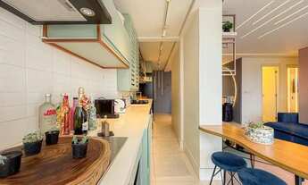 Imagem 7: Apartamento mobiliado com 90m2 com 2 suítes e 2 vagas - Wave Alphaville