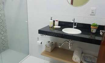 Imagem 7: Casa de primeiro andar, 03 quartos, sendo 01 suíte toda mobiliada, Área gourmet completa