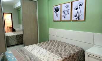 Imagem 5: Flat mobiliado , ar-condicionado, área 41m2, Banheiro com armário e box