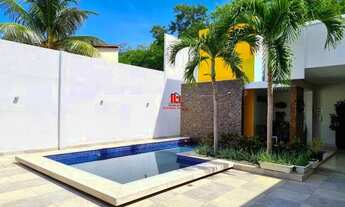 Imagem 5: Linda Casa Mobiliada no Cond Aristocratico 3 Suites Piscina c Cascata