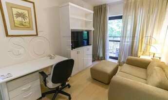 Imagem 2: Flat lindo no Grand Mercure SP Itaim Bibi com 1 dormitório e 1 vaga disponível para locaçã