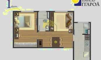Imagem 4: LOCAÇÃO - Apartamento com 1 DORMITÓRIO - ao lado do Vale Sul
