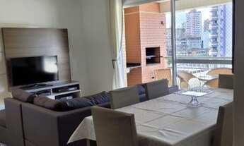 Imagem 2: Ap 3 quartos, 2 suítes, churrasqueira gourmet, totalmente mobiliado, 4 splits, 2 vagas