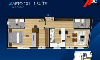 Imagem 7: Apartamento a preço de custo com 1 dormitório próximo a UFSC