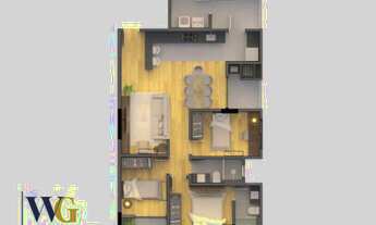 Imagem 2: Apartamento para Venda em Campo Largo, Vila Operária, 3 dormitórios, 1 suíte, 2 banheiros