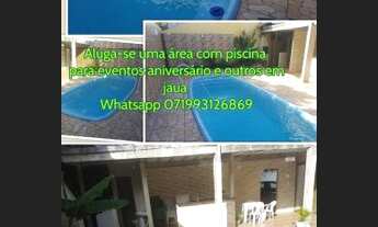 Imagem: Alugar- se uma área com piscina