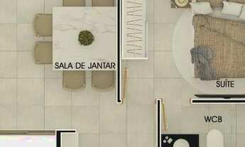 Imagem 2: Apartamento com 2 dormitórios à venda, 63 m² por R$ 372.294,00 - Manaíra - João Pessoa/PB