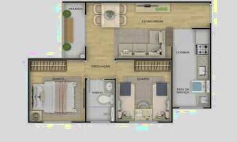 Imagem 5: Vende-se apartamento em construção no Edifício Chapada dos Lírios em Cuiabá MT