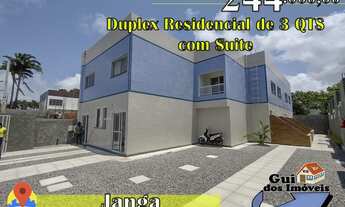 Imagem 2: Duplex para venda tem 75M² DE 3 quartos Com 2 suites no Janga - Paulista/PE - 244.000 MIL
