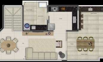 Imagem 5: Cobertura com 3 dormitórios à venda, 204 m² por R$ 2.193. - Liberdade - Belo Horizonte/MG