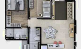 Imagem 3: Apartamento com 2 dormitórios, sendo 1 suíte à venda - São João - Itajaí/SC