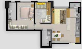 Imagem 4: Bliss Enjoy - Planta - Abaixo do Preço - Entrega Janeiro 2025