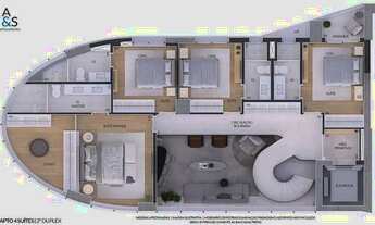 Imagem 3: Apartamento Duplex à venda, 4 quartos, 4 vagas, Vale do Sereno - Nova Lima/MG