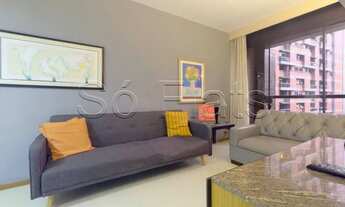 Imagem 3: Flat West Side disponível para locação com 45m², 1 dormitório e 1 vaga de garagem