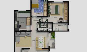 Imagem: Apartamento no Now Praça C8, Setor Sudoeste