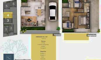 Imagem 4: Sobrado com 3 dormitórios à venda, 76 m² por R$ 330.000,00 - Sítio Cercado - Curitiba/PR