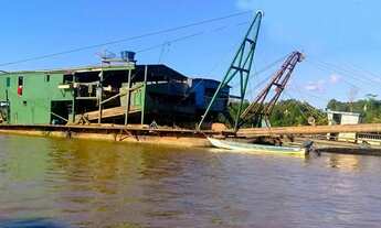 Imagem 3: Casa tipo draga para extração de ouro