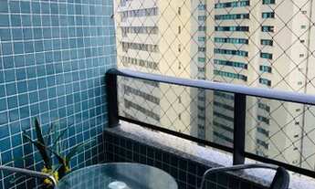 Imagem 4: Apartamento 02 quartos mobiliado, 50 metros do mar, andar alto, vista mar