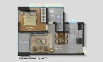 Imagem 6: Apartamento para venda tem 37 metros quadrados com 1 quarto em Universitário - Caruaru - P