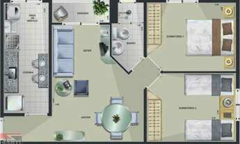 Imagem 2: APARTAMENTO LINDO E MODERNO, TODO EM PISO FRIO, COM 2 DORMITÓRIOS , SALA PARA 2 AMBIENTES