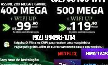 Imagem: Internet wifi fibra óptica