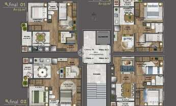 Imagem 3: Apartamento 2 dormitórios, 1 vaga, elevador no Rizzo