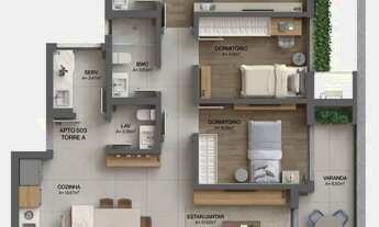 Imagem 7: Loft 1Dormitório para venda em Florianópolis - SC