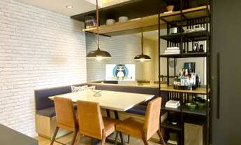 Imagem 5: Ap. 59m2, mobiliado, 01 suíte, 02 banheiros, varanda, 01 vaga