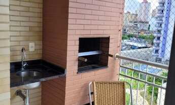 Imagem 3: Ap 3 quartos, 2 suítes, churrasqueira gourmet, totalmente mobiliado, 4 splits, 2 vagas