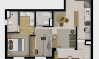 Imagem 6: APARTAMENTO com 1 dormitório à venda por R$ 429.000,00 no bairro Moema - SÃO PAULO / SP