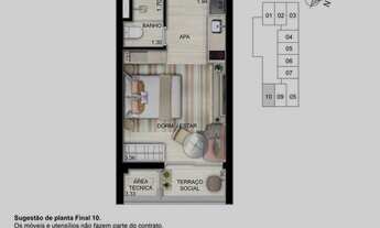 Imagem 7: Studio para venda tem 24 m² com 1 quarto em Vila Mariana - São Paulo - SP- ótima localizaç