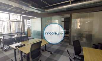 Imagem 3: Laje comercial com 587m² mobiliado, 10 vagas de garagem, 05 banheiros, ar condicionado e c