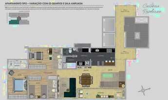 Imagem 5: Apartamento à venda, 4 quartos, 2 suítes, 4 vagas, Lourdes - Belo Horizonte/MG