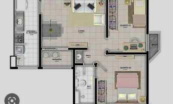 Imagem 2: Apartamento no via monte clube - ótimo estado de conservação