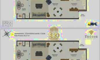 Imagem 6: Apartamento com 3 dormitórios à venda, 84 m² por R$ 459.617,00 - Jardim Eldorado - Palhoça