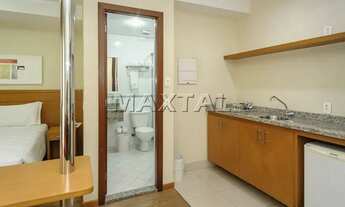 Imagem: Flat com 35,68m² com uma suíte no centro