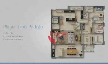 Imagem 6: Apartamento com 3 dormitórios à venda, 204 m² por R$ 1.932.010,00 - Jardim Ilhas do Sul