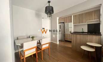 Imagem 5: 2 DORMITÓRIOS SENDO 1 SUÍTE - VAGA DE GARAGEM LIVRE - SEMI MOBILIADO