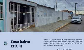 Imagem: Casa bairro CPA 3
