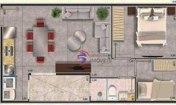 Imagem: Apartamento sem condomínio com 2 dormitórios