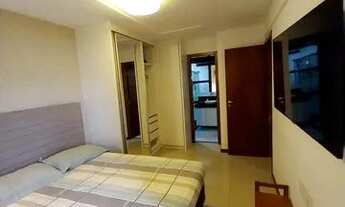 Imagem 2: 2 Q mobiliado frente mar Apartamento para aluguel possui 70 metros quadrados com 2 quartos