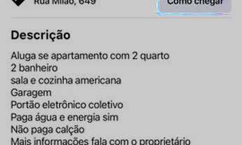 Imagem: Aluga se apartamento com 2 quartos