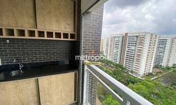 Imagem 3: Apartamento com 2 dormitórios para alugar, 69 m² por R$ 6.398,95/mês - Cerâmica - São Caet