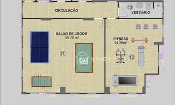 Imagem 4: Cobertura com 3 dormitórios à venda, 142 m² por R$ 1.331.448,73 - Aviação - Praia Grande/S